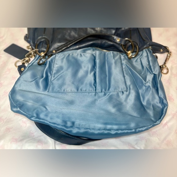 Coach Kristin Elevated limited edition Navy Leather Satchel No. B1193- 16823 - Picture 13 of 14